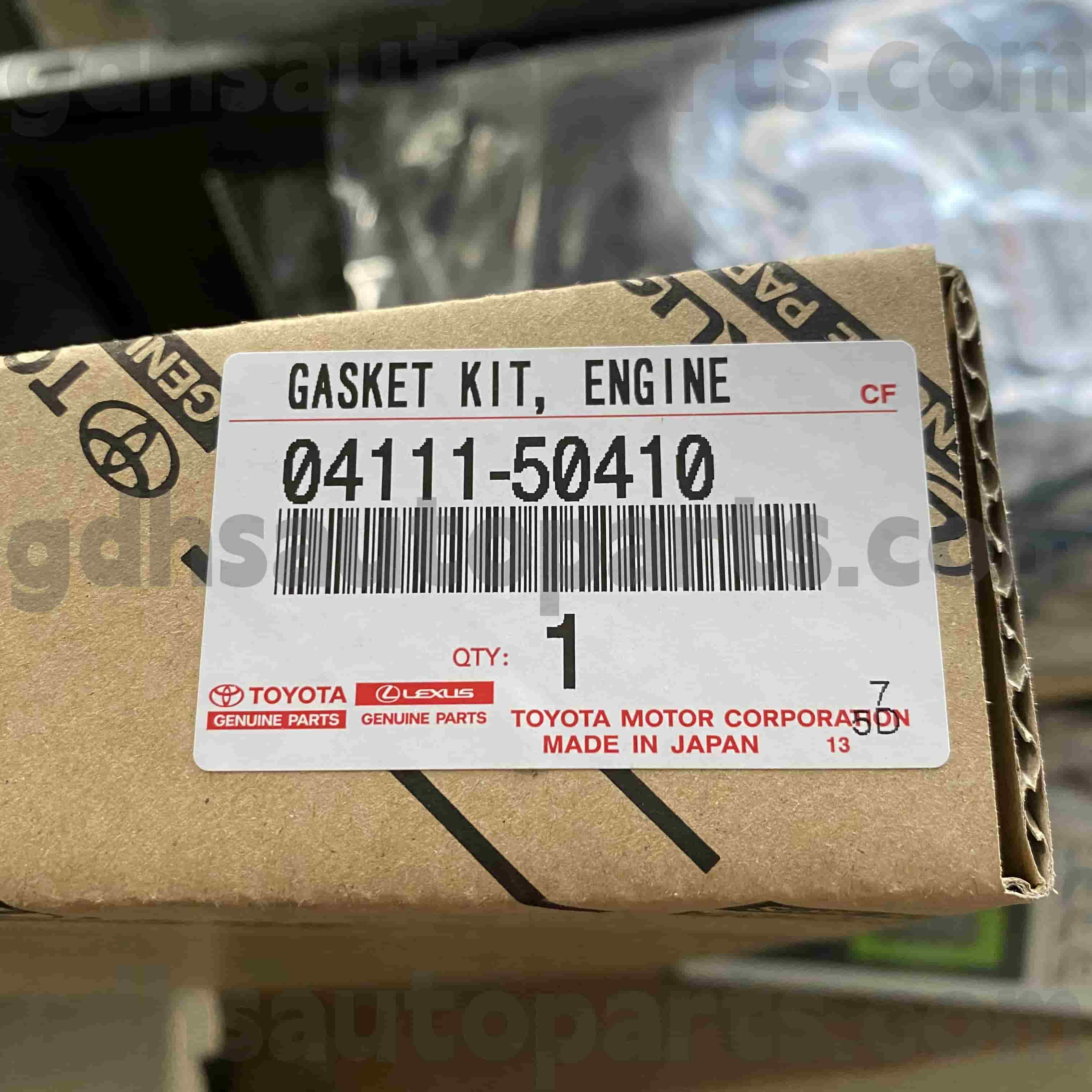 04111-50410 टोयोटा अस्सल पार्ट्स इंजिन लँड क्रूझरसाठी ओव्हरहॉल किट