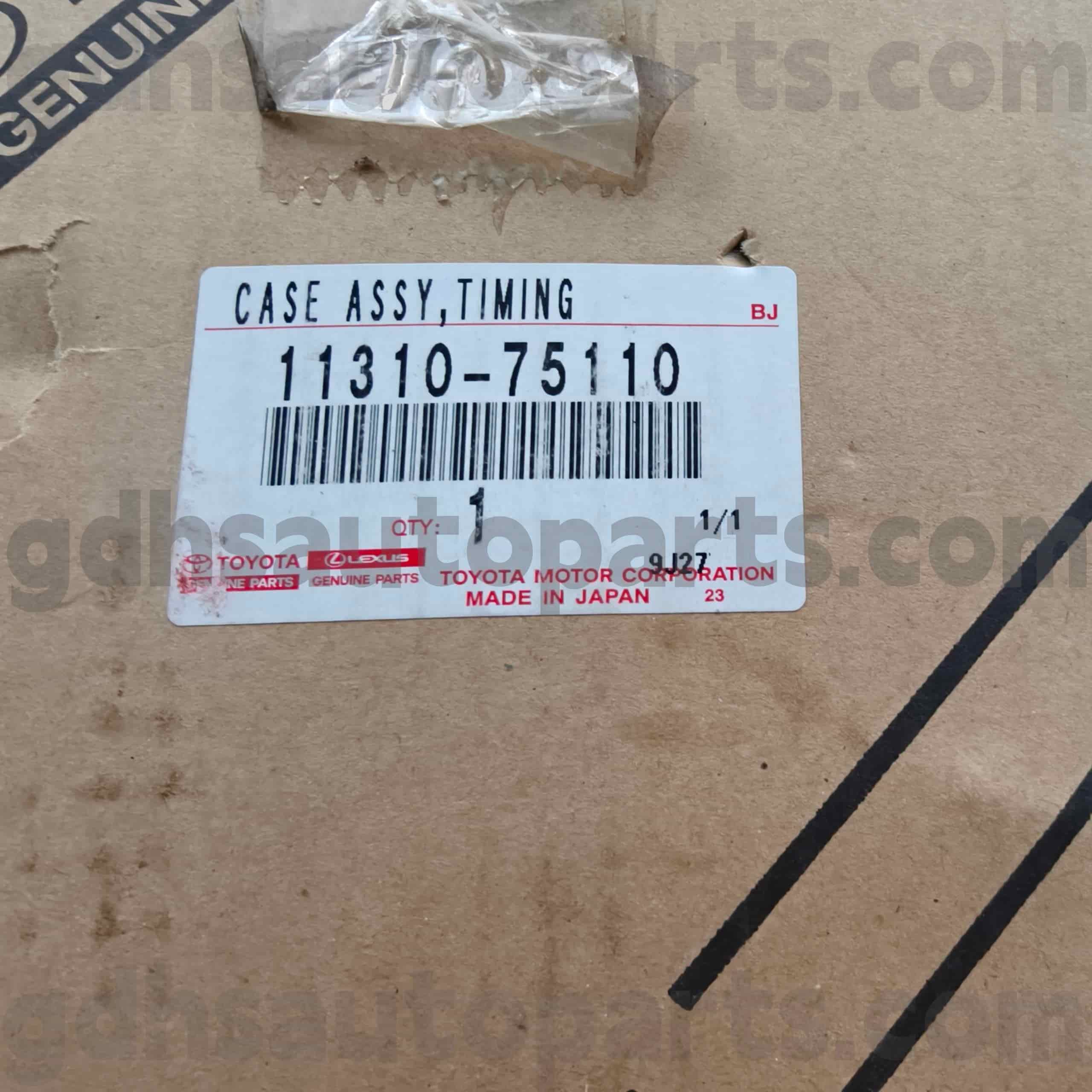 11310-75110 लँड क्रूझर प्राडो, टॅकोमा चेसिस नं.TRJ150 साठी टोयोटा अस्सल पार्ट्स टायमिंग कव्हर