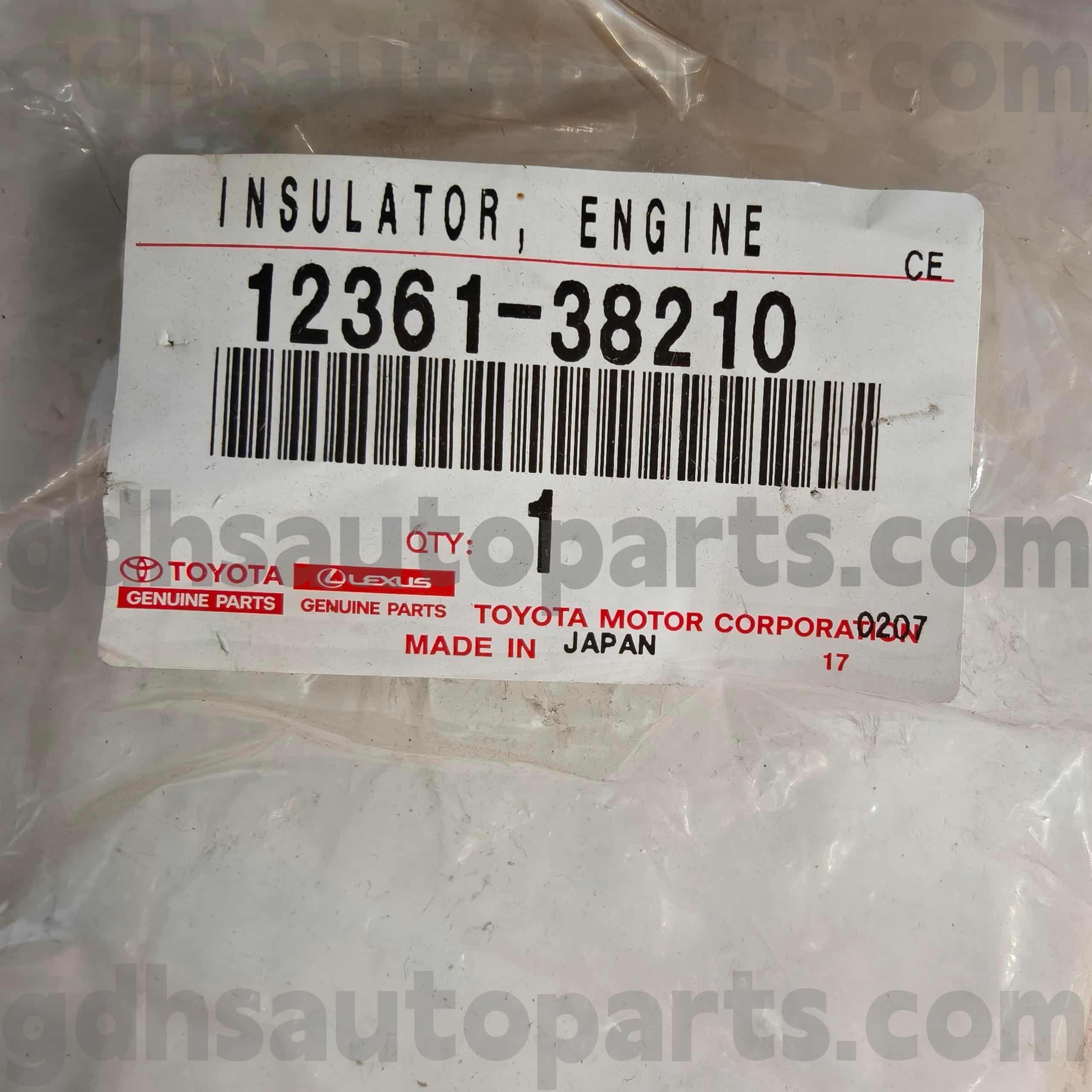 LEXUS LS460/460L चेसिस NO.1URFSE USF45 46 साठी 12361-38210 टोयोटा जेन्युइन पार्ट्स फ्रंट इंजिन माउंट