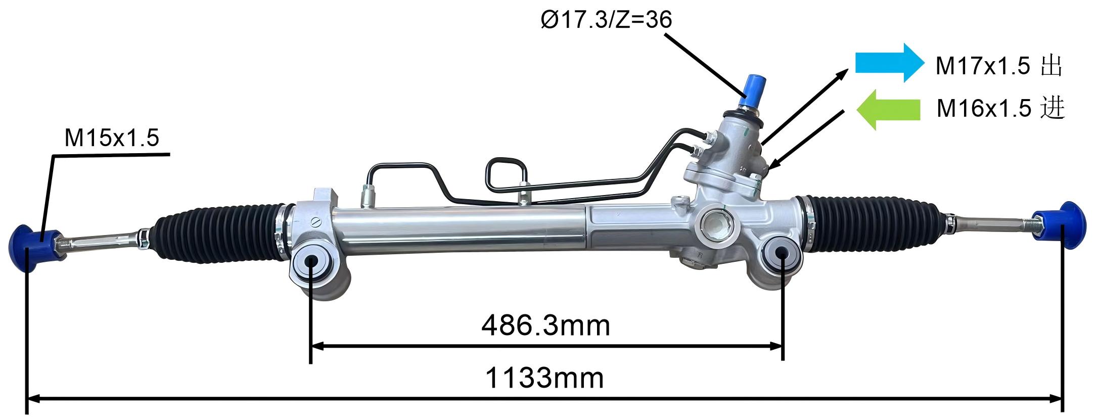 44200-06280 ऑटोमोटिव्ह स्टीयरिंग गियर