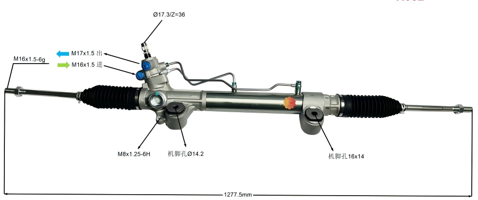 44200-0k721 ऑटोमोटिव्ह स्टीयरिंग गियर