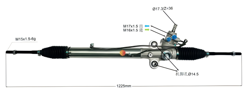 44200-26233 ऑटोमोटिव्ह स्टीयरिंग गियर