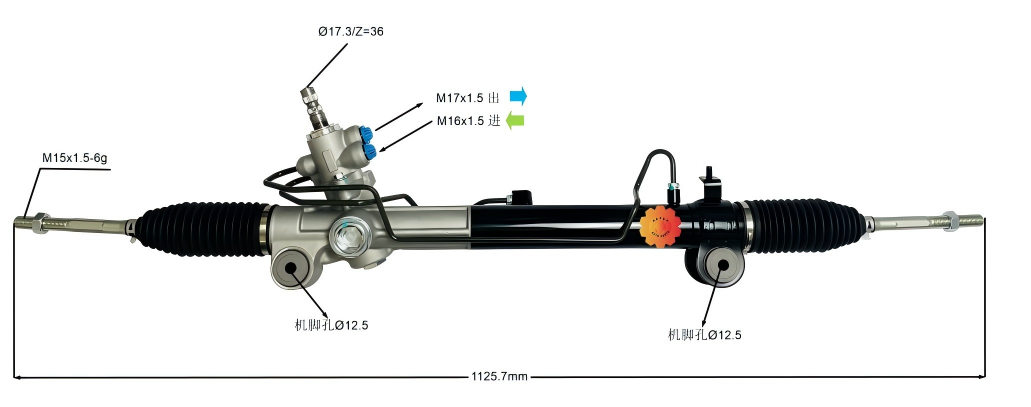 44200-48090 ऑटोमोटिव्ह स्टीयरिंग गियर