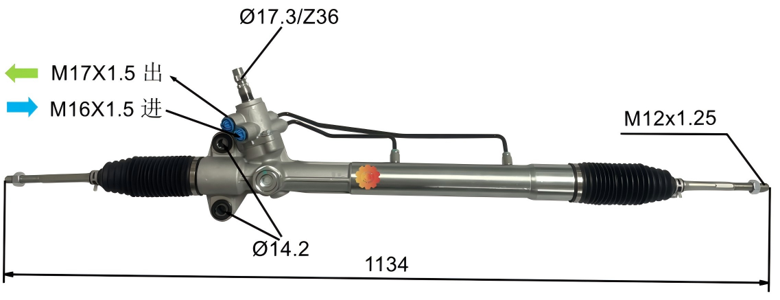 44200-BZ010 ऑटोमोटिव्ह स्टीयरिंग गियर