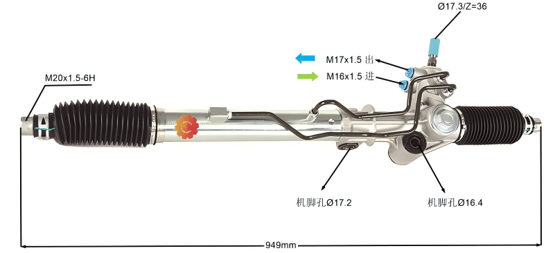 44250-60012 ऑटोमोटिव्ह स्टीयरिंग गियर